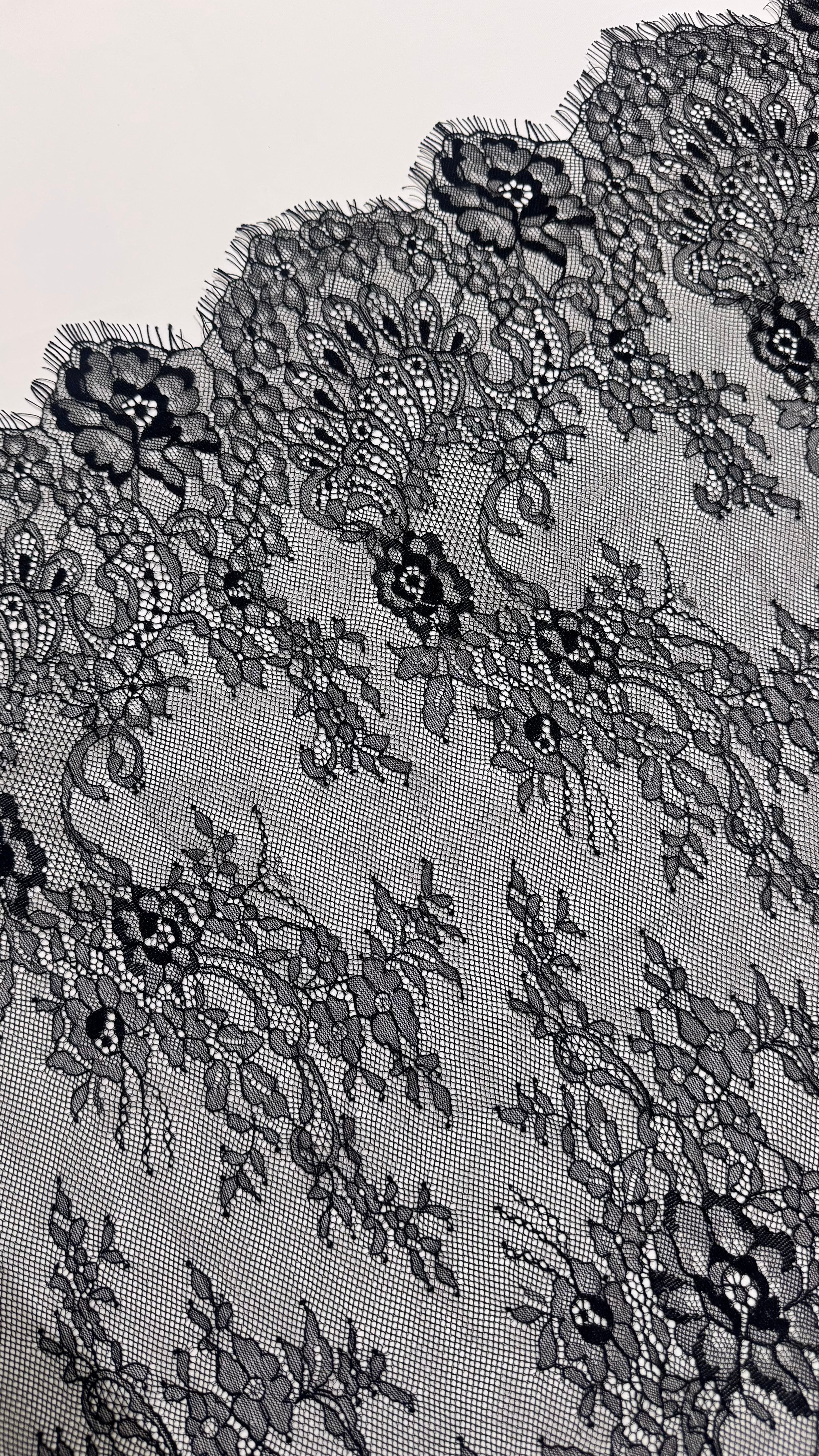 French Chantilly Lace (bordered)