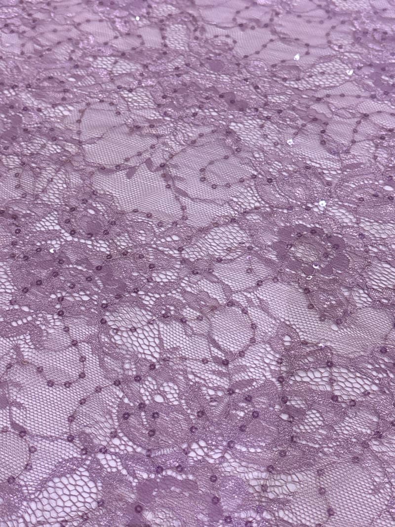 French Chantilly Lace (Sequins)