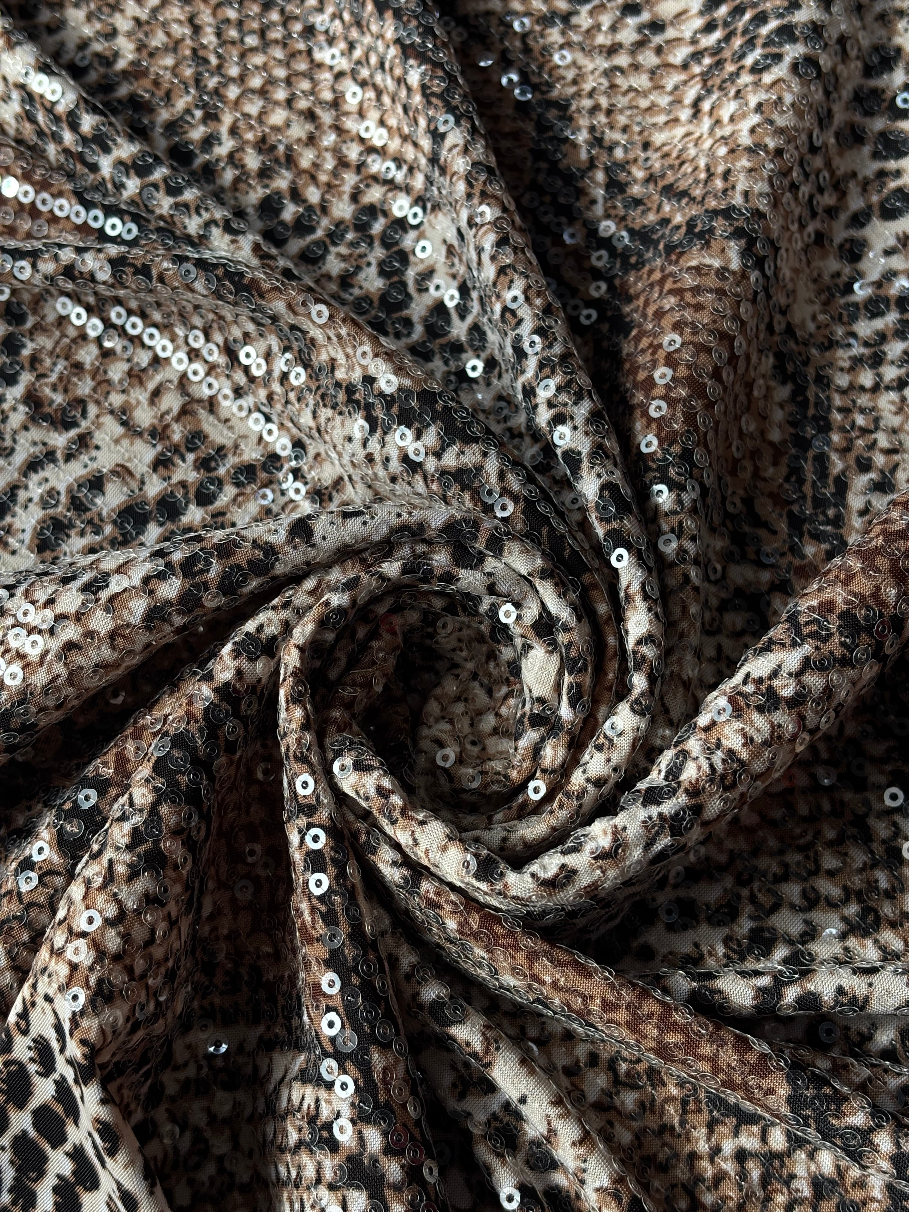 Snake sequin Lycra